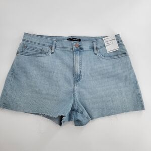 Calvin Klein high rise denim shorts Size 32 New
